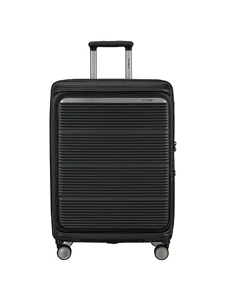 SAMSONITE | Trolley PARALUX SPINNER 67cm erweiterbar Stone Grey | schwarz